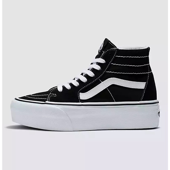 Vans Sk8 Hi Tapered Stackform black womans 5.5 - Picture 1 of 10